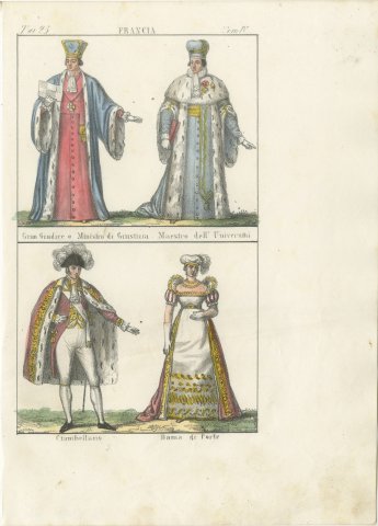 French Court Dress, Grand Judge, Master of the University and Court Lady, 1842, view 2