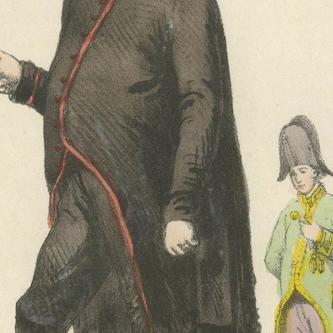 Cardinal en Habit de Ville (Cardinal in City Attire), Plate 13, 1862, close-up 2