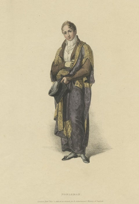Hand-Colored Portrait of a Nobleman, Lord Belgrave, 1813, close-up 1