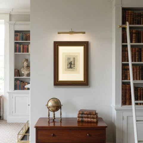 Old Clothes Man in Fitzroy Square, Cries of London, 1804, shown framed on a wall
