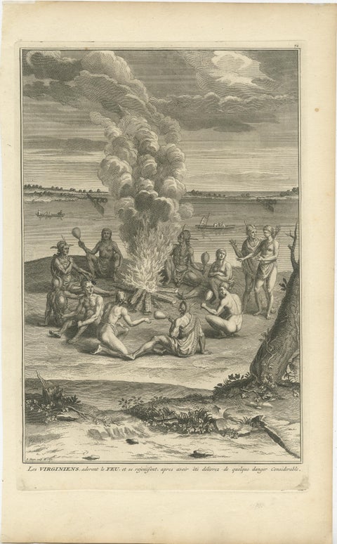 Antique Print of Six South American Figures, Incl a Barber, Farmer, Etc. c.1770, view 2