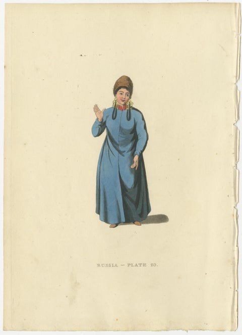 Picturesque Representations of the Dress and Manners of the Russians, 1814, view 3