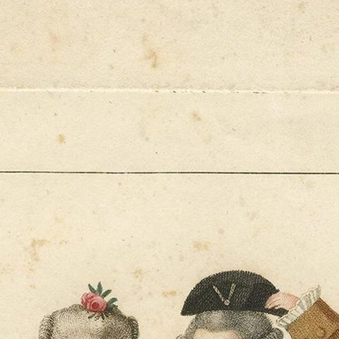 Antique Costume Print, Possibly Depicting Napoleon, C.1850, close-up 1