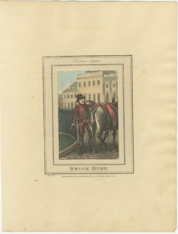 Brick Dust, Portman Square, Cries of London, 1804, view 2