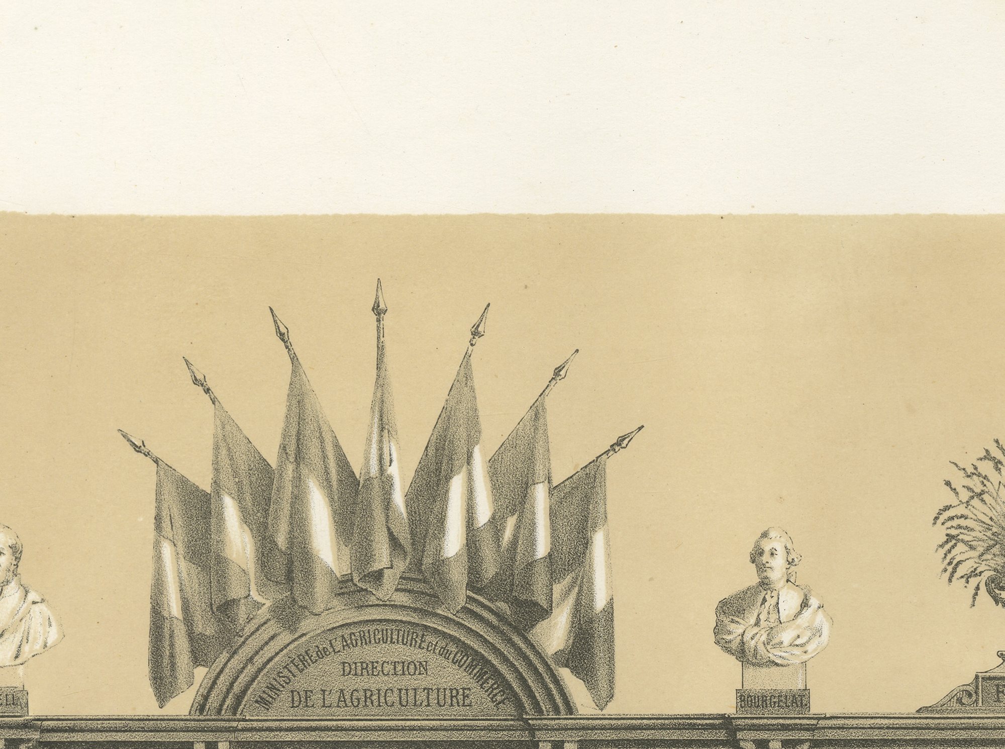 Antique Print of the French Agriculture Display, Vienna World Fair, 1873, view 3