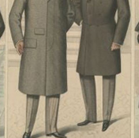 Antique Print of Fashion in February 1899 by Klemm & Weiss, circa 1900, close-up 2