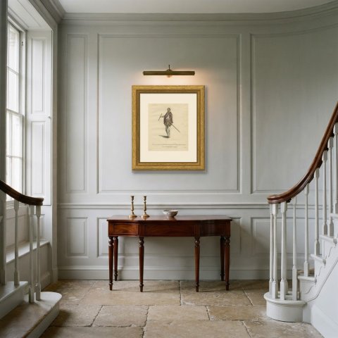 Governor of the Low Countries for the King of Spain in 1576, Jefferys, 1757, shown framed in a room