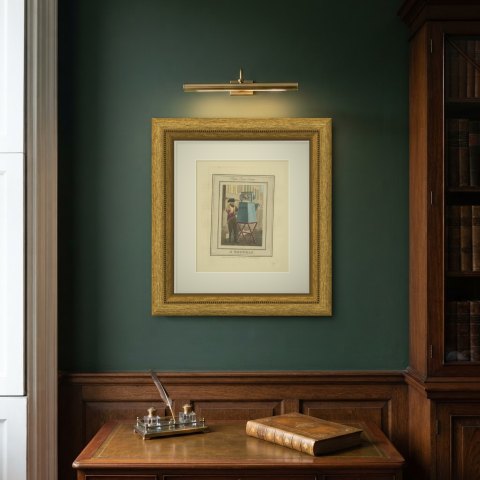 Peepshow Man at Hyde Park Corner, Cries of London, 1804, shown framed on a wall