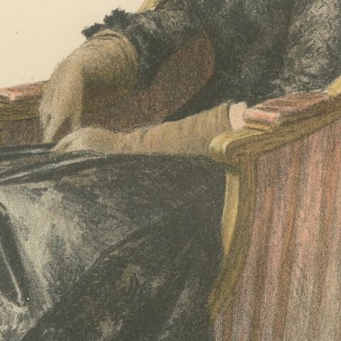 Elegant Victorian Society Portrait, Gladys, Countess of Lonsdale 1883, close-up 5