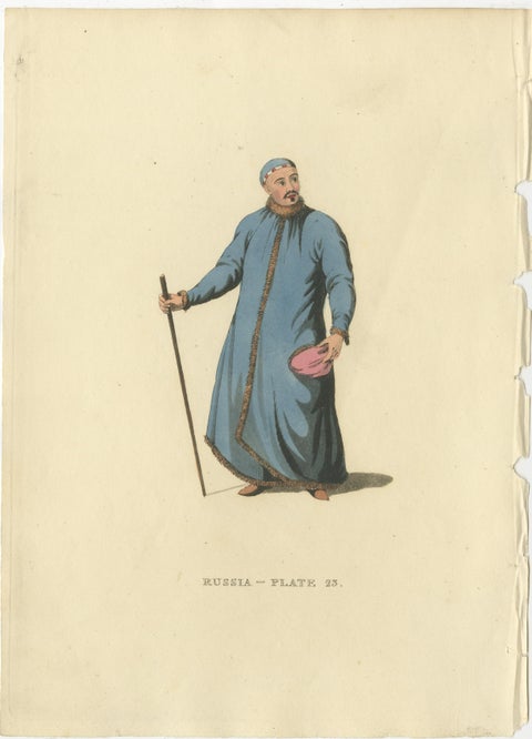 Ethnic Tapestry of 19th Century Russia: A Visual Anthology of Traditional Attire, view 3
